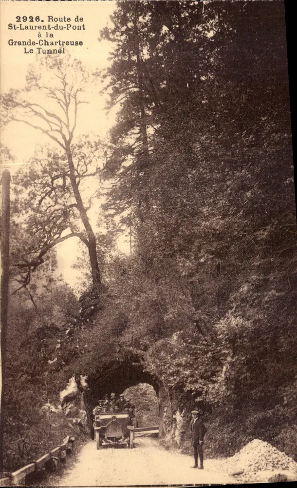 Route von St-Laurent-du-Pont nach Grande-Chartreuse — Der Tunnel — Fotografie Chambréry - Vorderseite