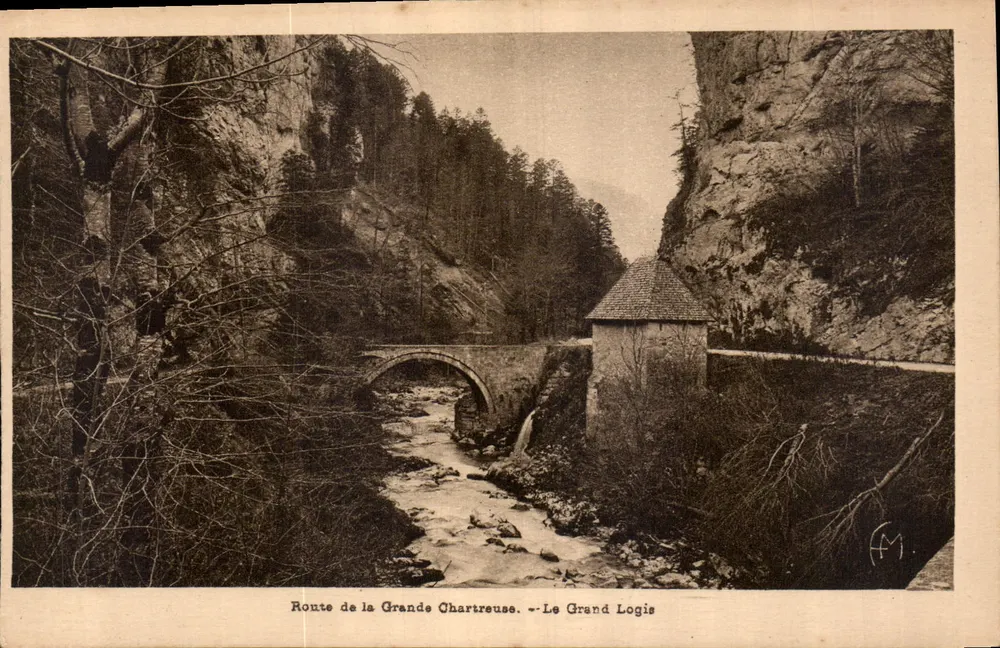 Rota da Grande Chartreuse — Le Grand Logis — Edições Marinotto Frères - Frente