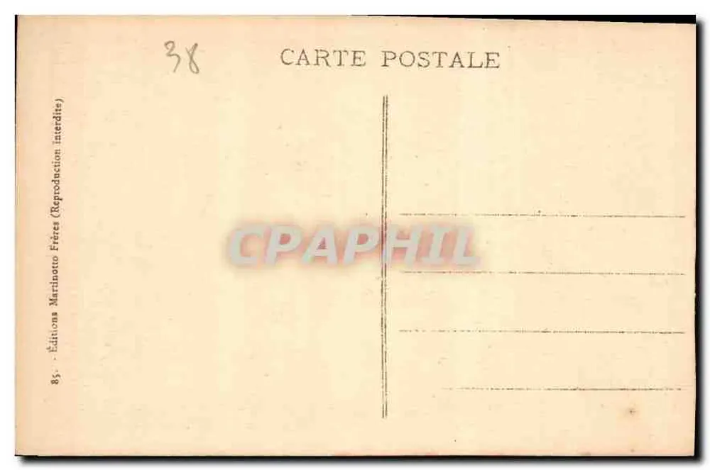 Rota da Grande Chartreuse — Le Grand Logis — Edições Marinotto Frères - Verso