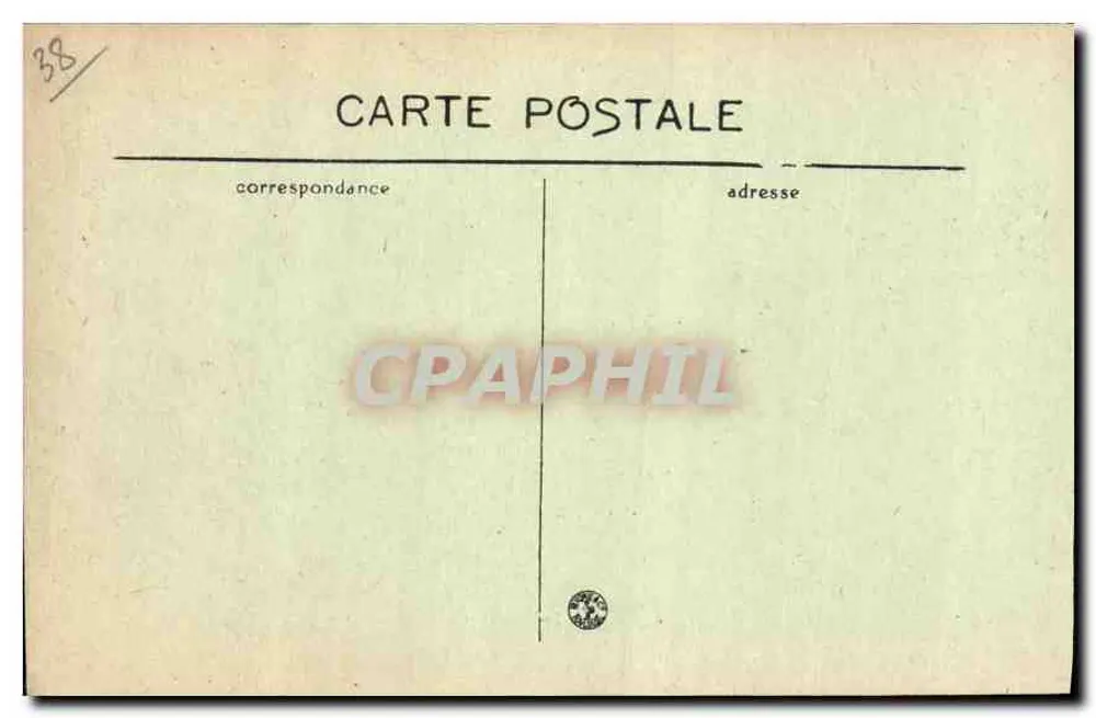 Grenoble — Panorama der Stadt und der Alpen — C. Baffert, Grenoble - Rückseite