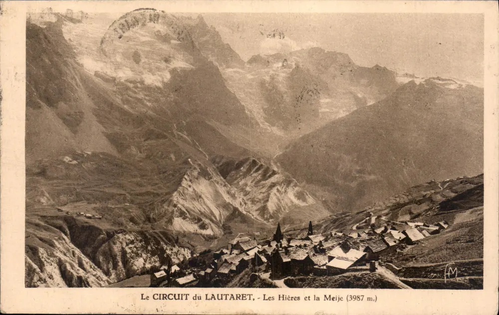 Der CIRCUIT von LAUTARET - Les Hières und die Meije (3987 m.) — Éditions Martinot, Nr. 42 - Vorderseite