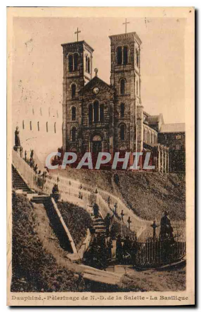 Dauphiné - Pilgerung der N.-D. de la Salette - Die Basilika - Vorderseite