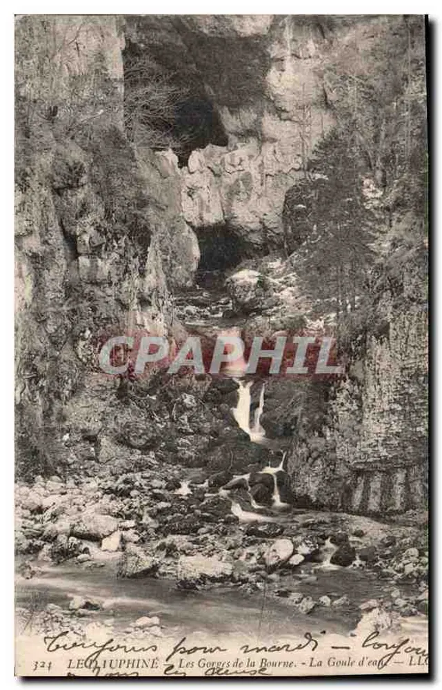Die Gorges de la Bourne — Die Wasserfall — Le Céphine - Vorderseite
