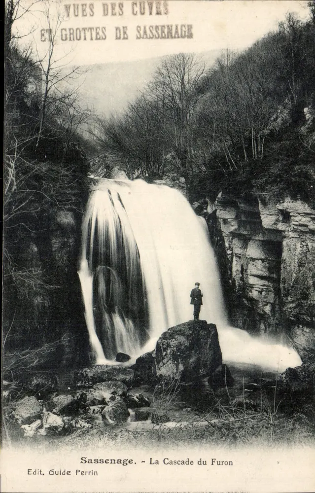 A Cascata do Furon — Sassenage — Ed. Guide Perrin - Frente