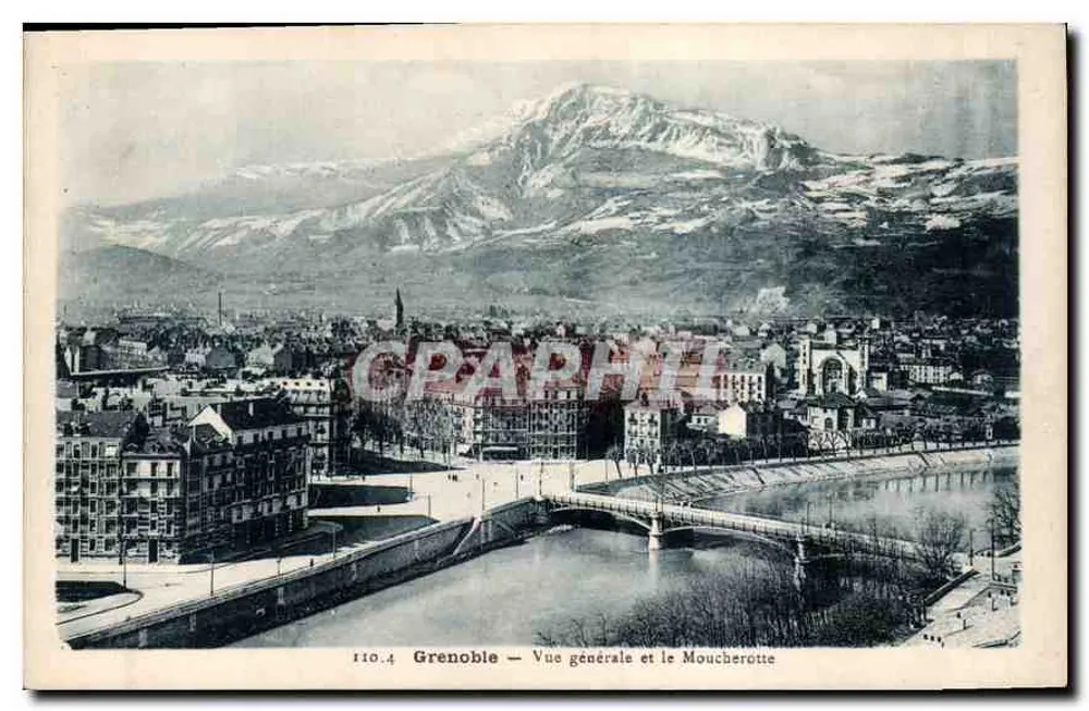 Grenoble — Vista geral e o Moucheotte - Frente