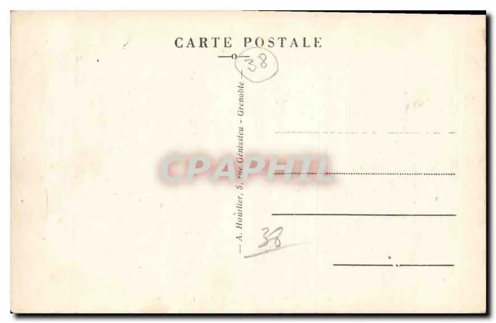 Grenoble — Vista geral e o Moucheotte - Verso