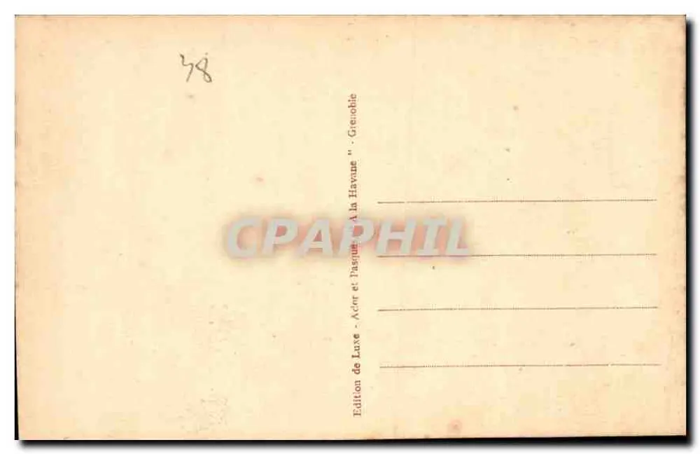 Chartreuse - O Pico de l'Éillette — A.P. (editor) - Verso