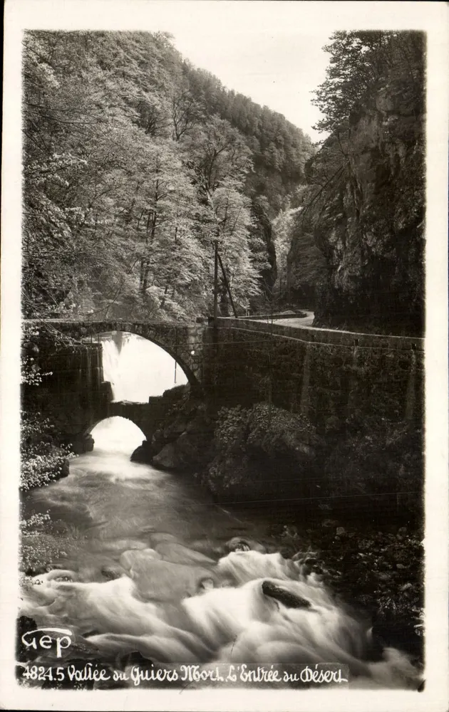 Tal des Guiers Nord — Eingang in den Wüsten — GEP, Nr. 4824.5 - Vorderseite