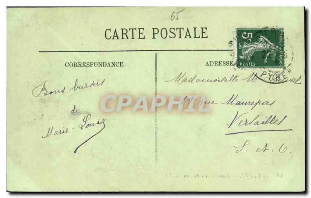Lourdes — Interior do Rosaire — LL. — N° 49 - Verso