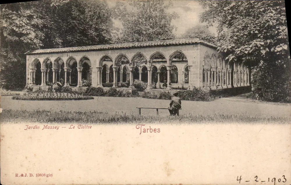 Tuin Massey — Het Cloister — Tarbes - Voorkant