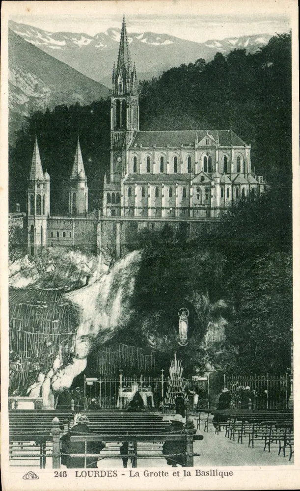 LOURDES - A Gruta e a Basílica — Editor: 246 - Frente