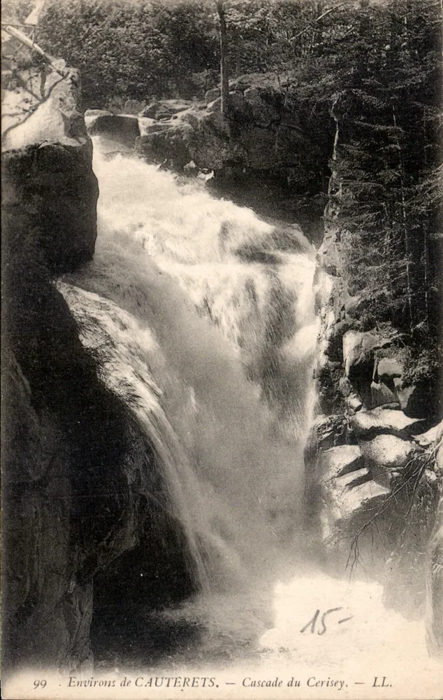 Arredores de CAUTERETS — Cachoeira do Cerisey — LL, n°99 - Frente