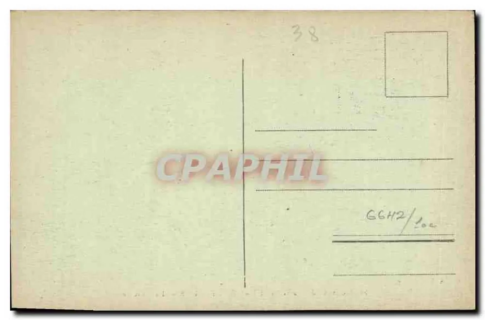 Cozinha do Convento de La Grande-Chartreuse — editor CI A.V., n° 22 - Verso