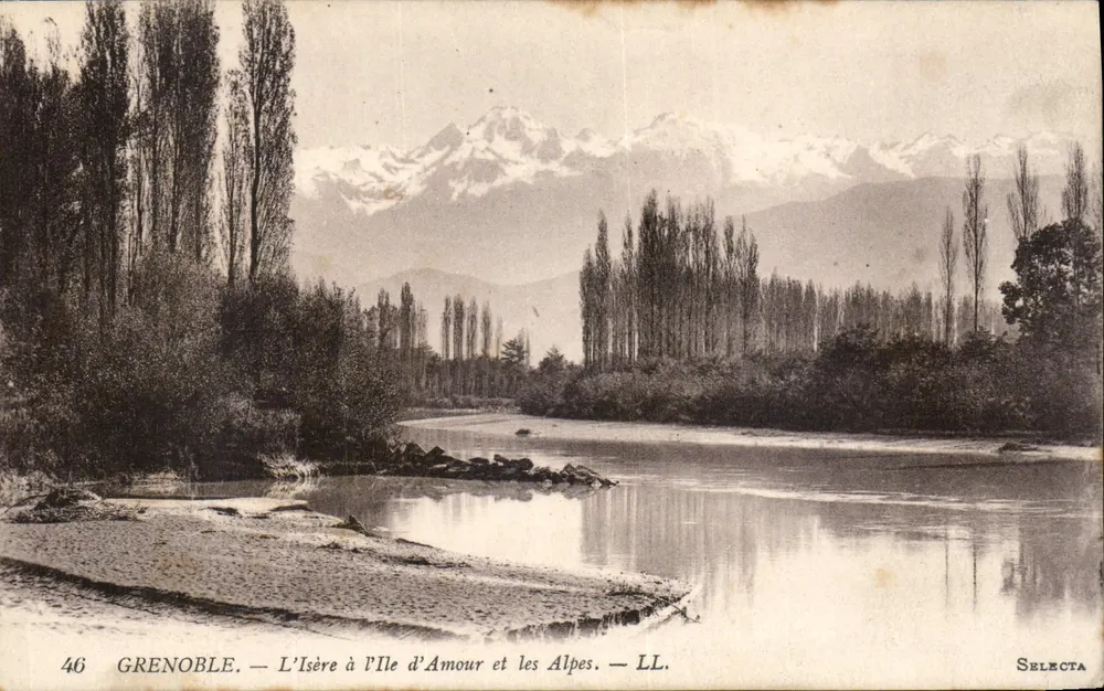 Grenoble — A Isère na Ilha do Amor e as Alpes — Selecta - Frente