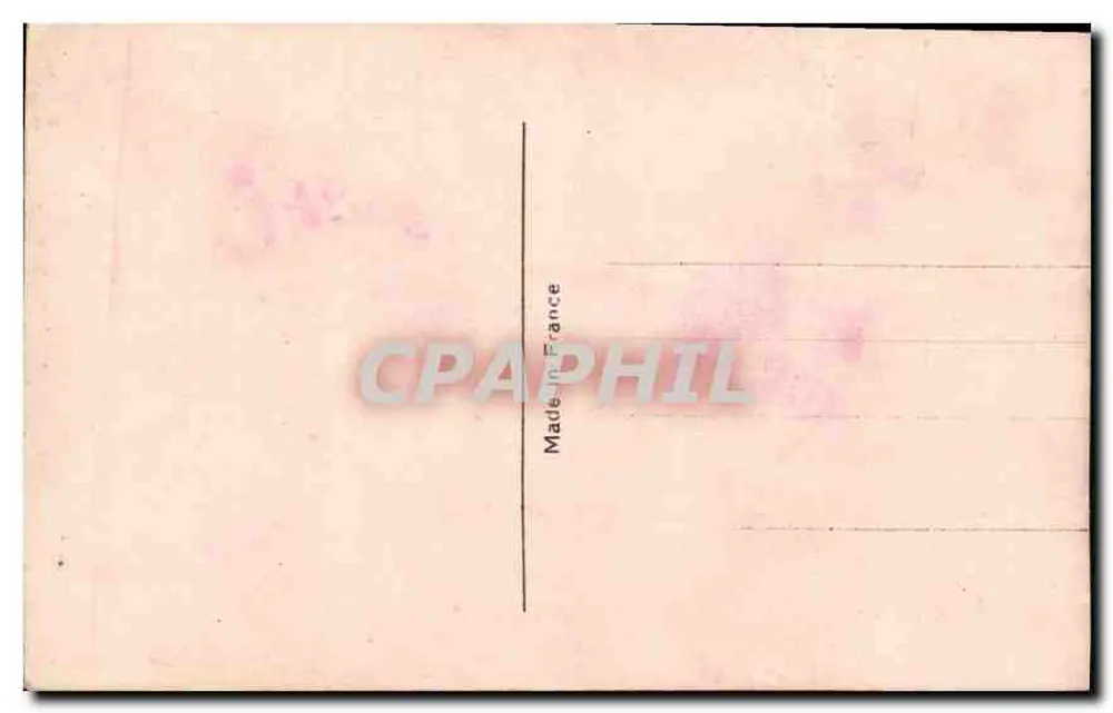 Jovem mulher com buquê de flores — J.P. PARIS 229 - Verso