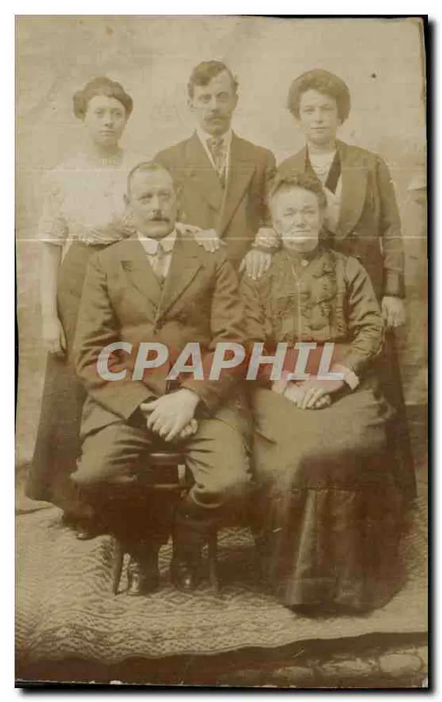 Família — retrato de grupo — editor não visível - Frente