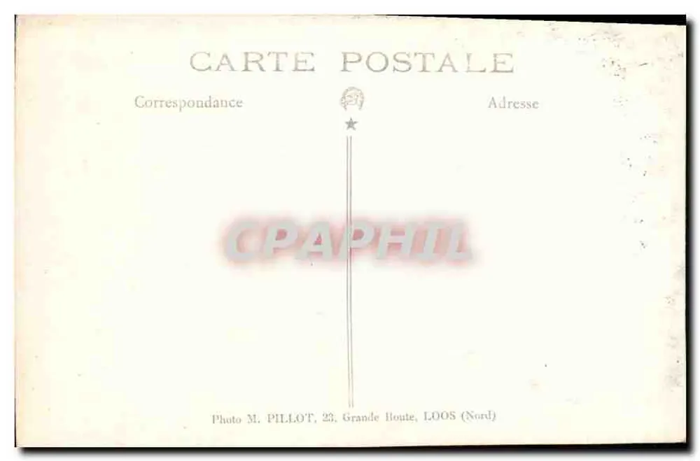 Criança em traje de inverno — Foto M. PILLOT, Loos (Nord) - Verso