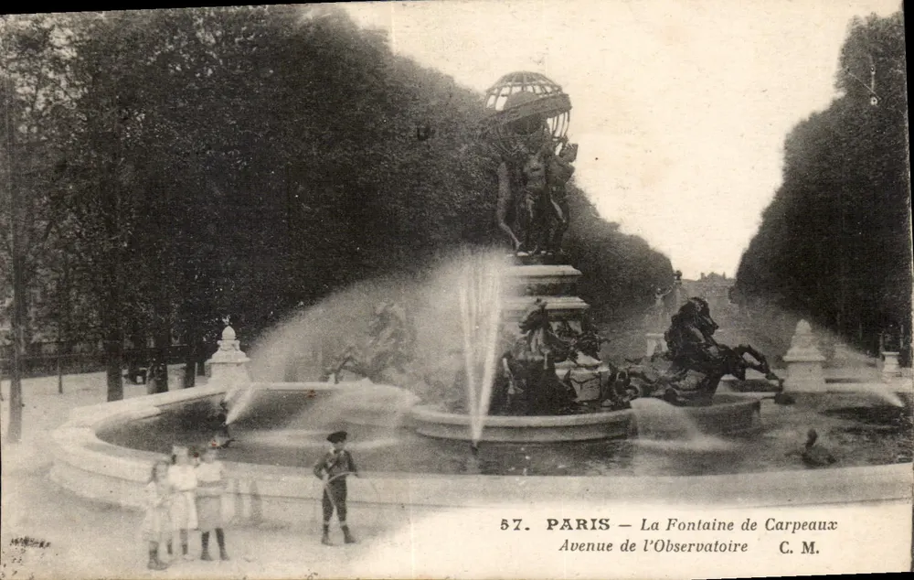 PARIS — La Fontaine de Carpeaux — Avenue de l'Observatoire — C. M. - Vorderseite