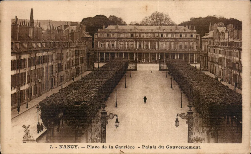Nancy — Place de la Carrière — Palais du Gouvernement — Éd. C. Lardé, n°7 - Vorderseite