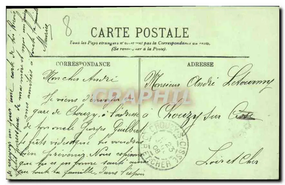 Paris — Der Pont de la Concorde und das Chamber of Deputies — LL. — Nr. 1229 - Rückseite