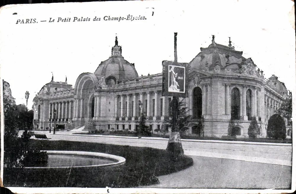 Parigi — La Piccola Galleria dei Campi Elyseei — editore non identificato, n° di serie 502 - Recto