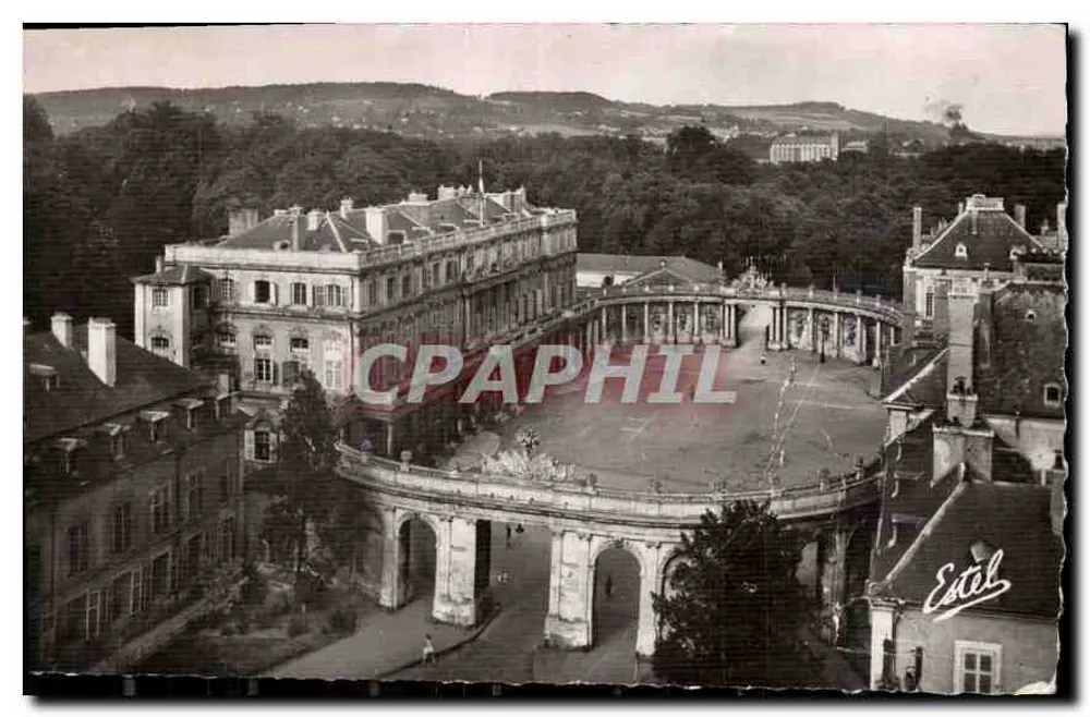 Nancy — Der Hemicycle der Place de la Carrière — Estel - Vorderseite