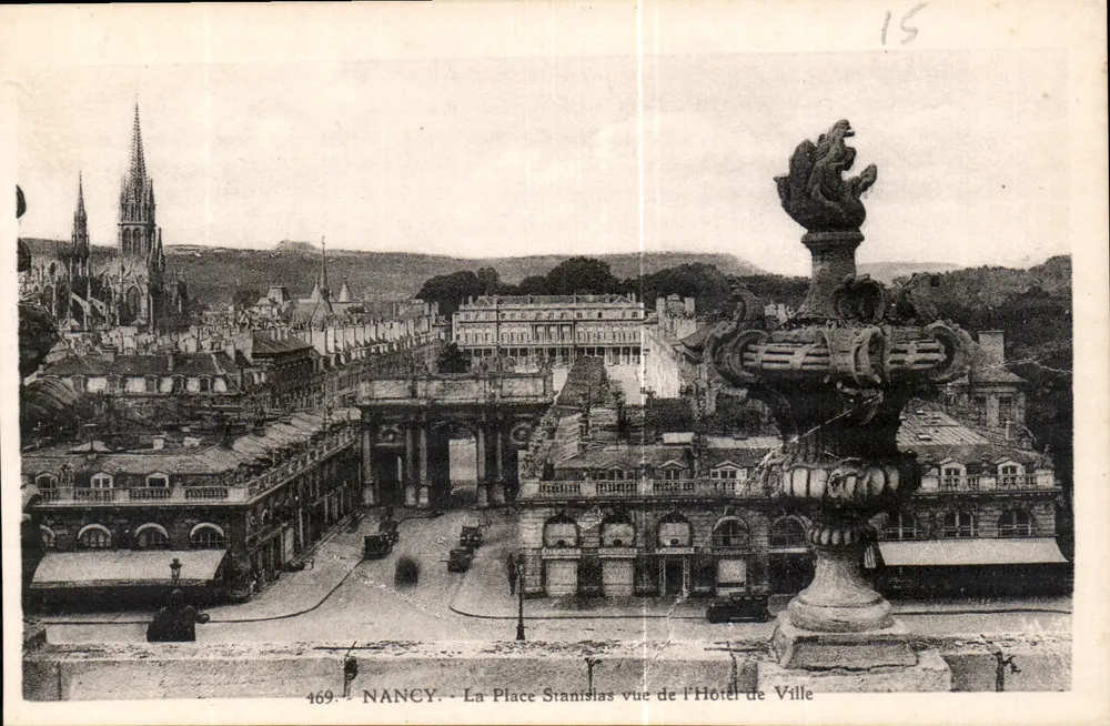 NANCY - Die Place Stanislas aus Sicht des Rathauses — Edition d'Art V. R. NANCY, n° 469 - Vorderseite