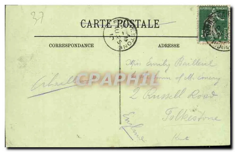 Tours — O Grande Ponte — LL. — n°83 - Verso