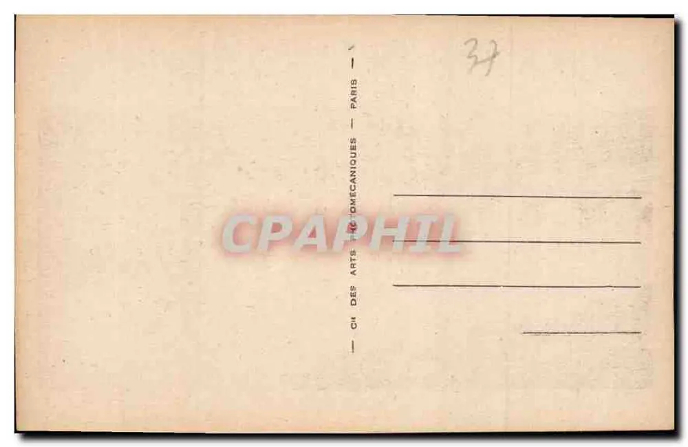 Tours — Vista Geral — CIÉ DES ARTS MÉCANIQUES — ND.30 - Verso