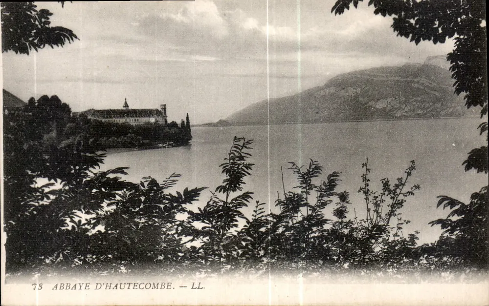 Abadia de Hautecombe — vista sobre o lago — LL, n°73 - Frente