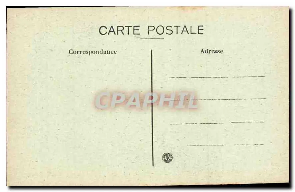 La Junction, Estrada dos Grandes Mulets — Chamonix, O Monte-Blanco — A. Baud, Annecy - Verso