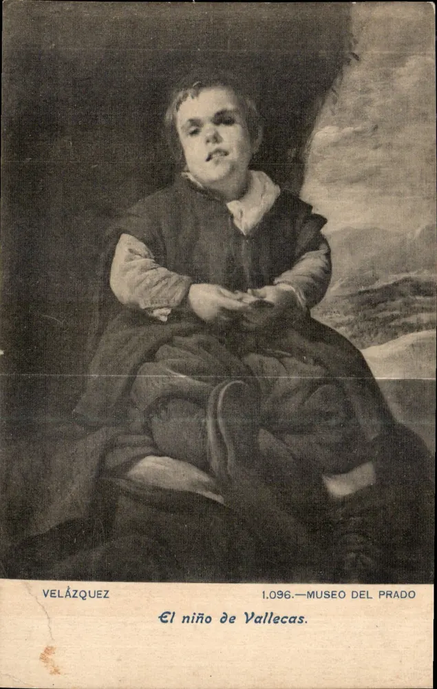 El niño de Vallecas — Porträt des jungen Jungen von Velázquez — Verlag J. Lacoste, n° 1.096 - Vorderseite