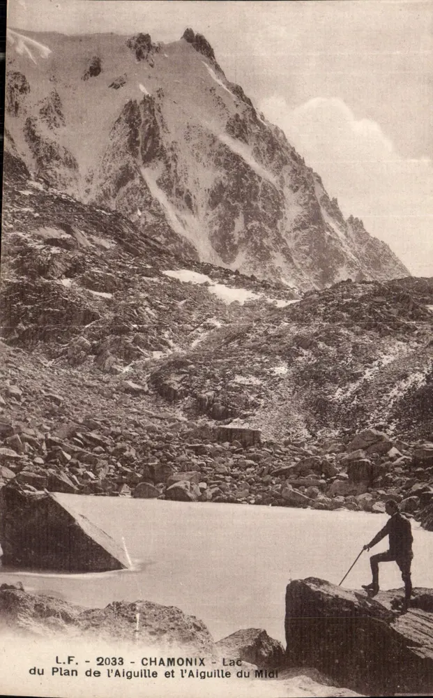 Lac du Midi - Plan de l'Aiguille und Aiguille du Midi - L.F. 2033 - Chamonix - Vorderseite