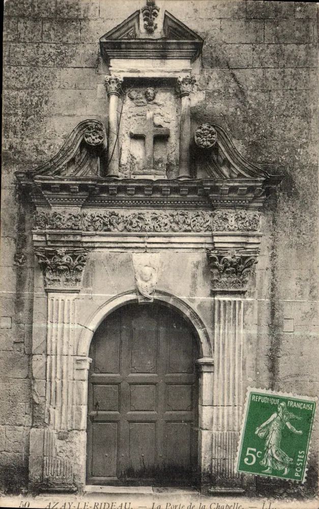 Azay-le-Rideau — La Porte de la Chapelle — unbekannter Verlag, n° 50 - Vorderseite