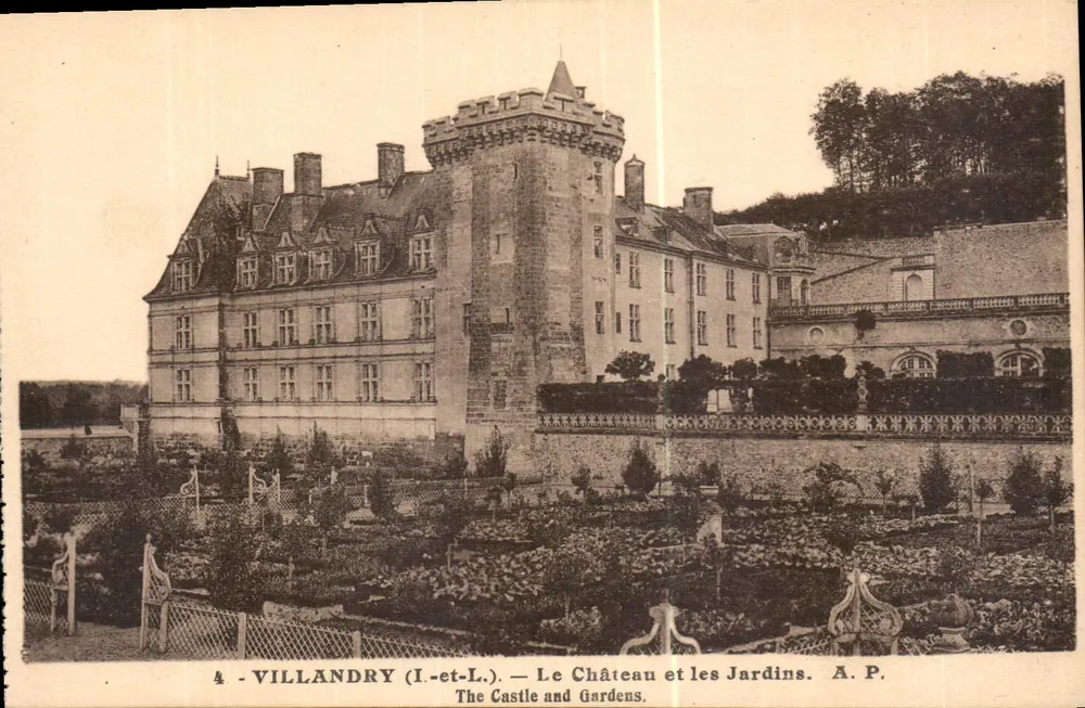 Villandry (Indre-et-Loire) — Das Schloss und die Gärten — A.P. - Vorderseite