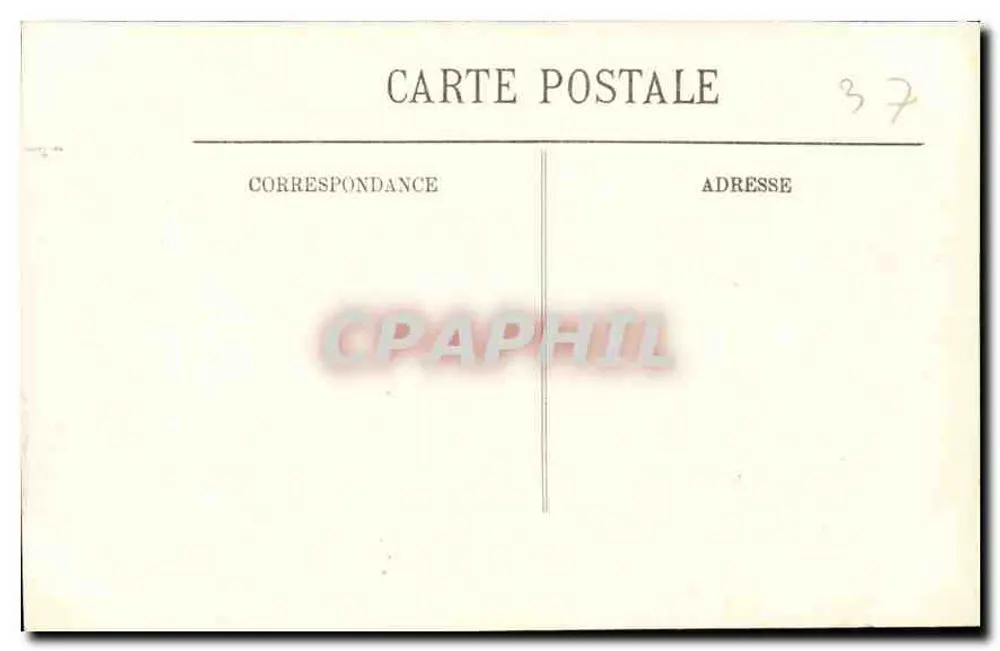 Langeais — O Castelo — Fachada interna — LL. - Verso