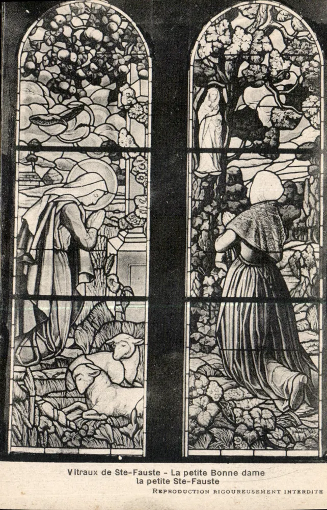 Fensterbilder von Ste-Fauste — Kleine Ste-Fauste — Kleine Gute Dame — Verlag nicht sichtbar - Vorderseite