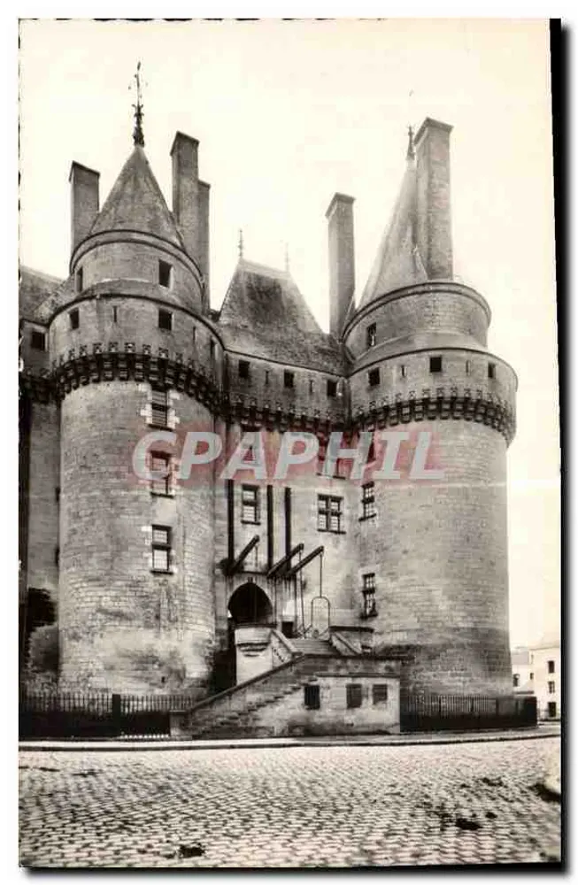 Schloss Langeais — Der Eingang zu Pont-Levis — Authentische Fotografie - Vorderseite
