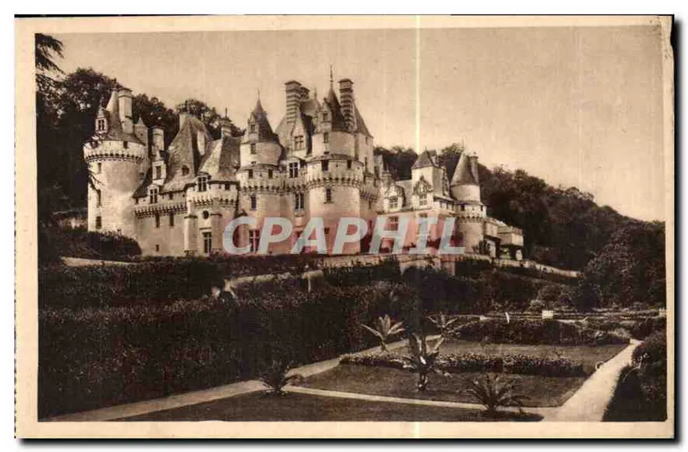 Schloss Ussé — Historische Denkmäler des 15. und 16. Jahrhunderts — R. Dorange, Verlag, Tours - Vorderseite