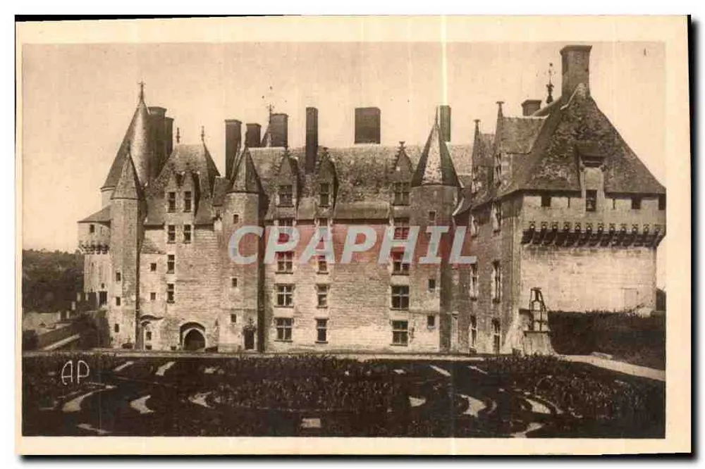 Schloss Langeais — 15. Jahrhundert — E. Dupré, Toulouse - Vorderseite