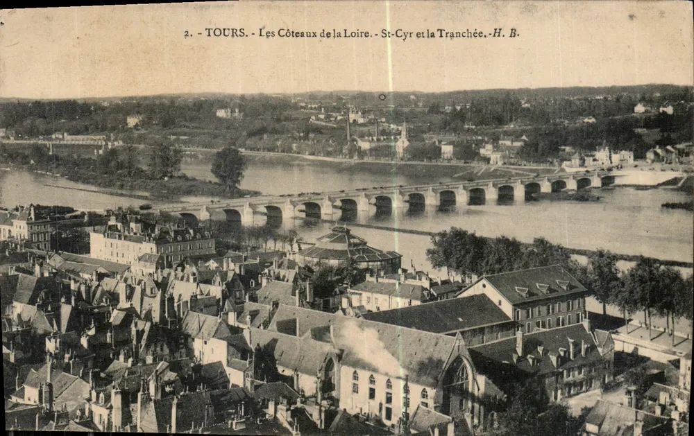 Tours - Les Côteaux de la Loire - St-Cyr et la Tranchée - H. B. - Vorderseite