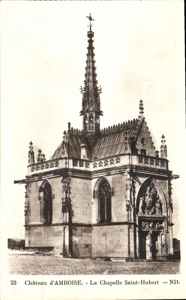 Schloss AMBOISE — Kapelle Saint-Hubert — ND. - Vorderseite