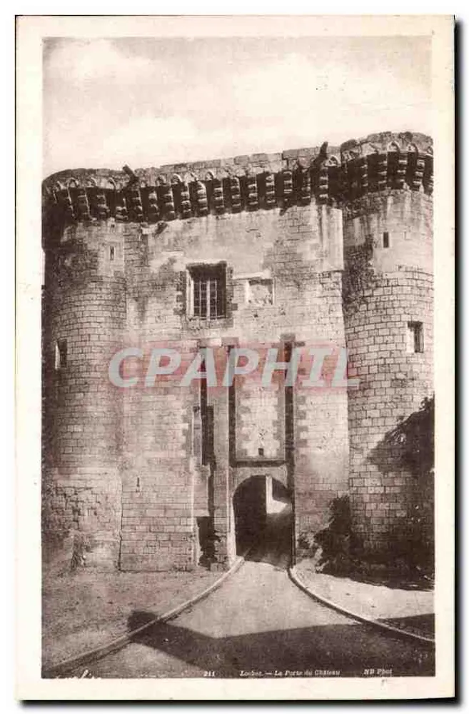 Loches — A Porta do Castelo — ND Phol - Frente