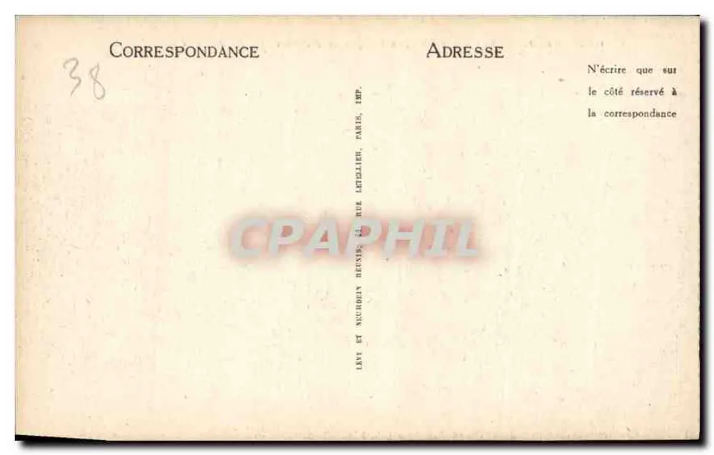 Grenoble — Ansicht der Isère, des Casque de Néron und der Festungen — LL - Rückseite