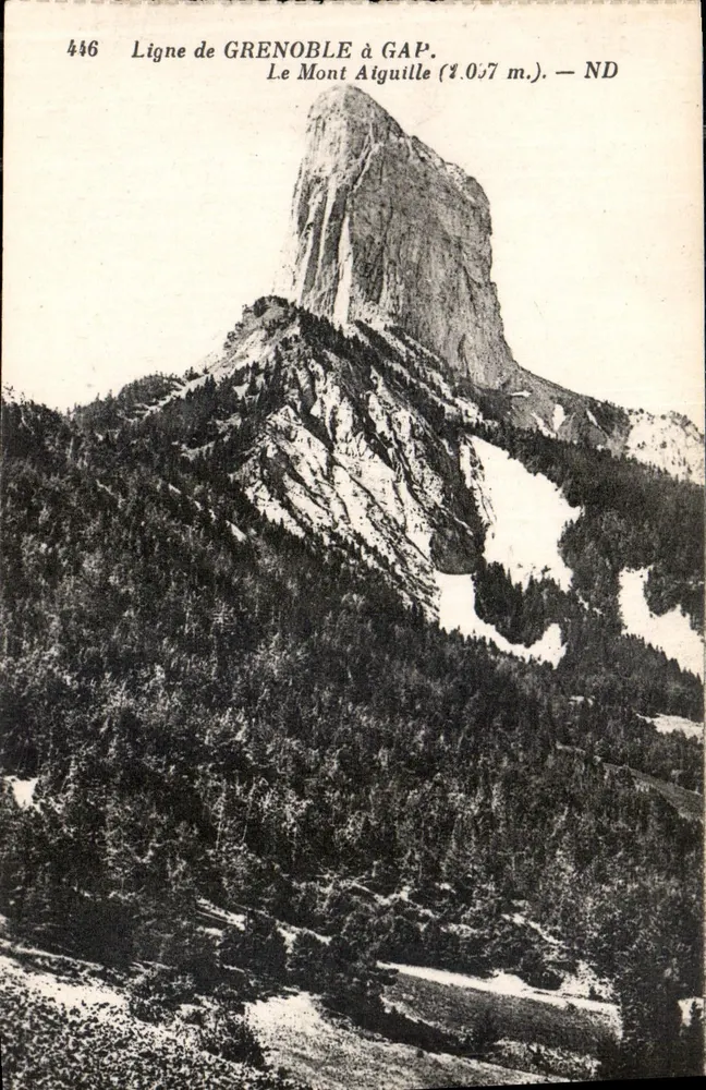 Mont Atguille (1.037 m.) — Linie von Grenoble nach Gap — ND - Vorderseite