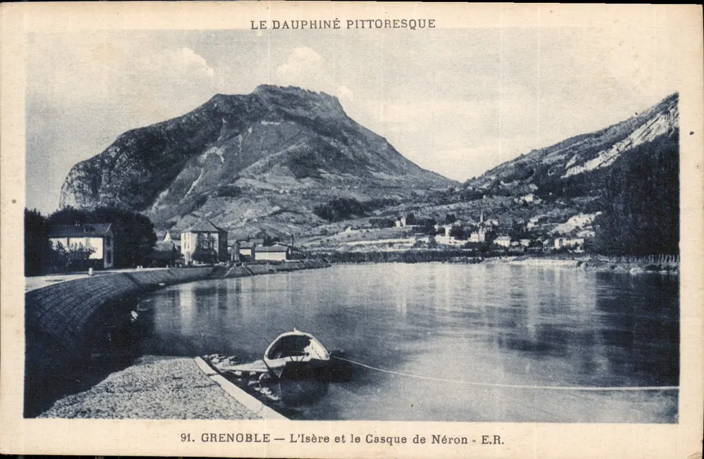 Grenoble — Die Isère und der Helm Neros — E.R. — Nr. 91 - Vorderseite
