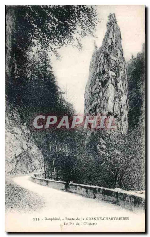 Dauphiné - Route der Grande-Chartreuse - Der Gipfel Éillette - Vorderseite