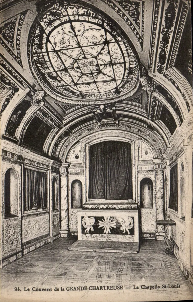 Die Kapelle Saint-Louis — Das Kloster der Grande-Chartreuse — Verlag Victor Hergo - Vorderseite
