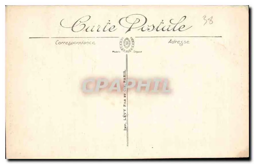 La Grande Chartreuse — Desertstraße — Der Gipfel Éillette — LL. n°19 - Rückseite