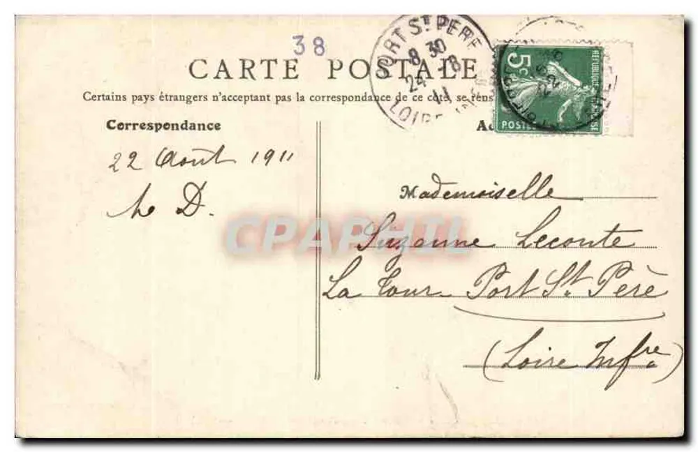 Dauphiné - Estrada de Saint-Pancrasse — Série de saliências — C. Baffert - Grenoble - Verso